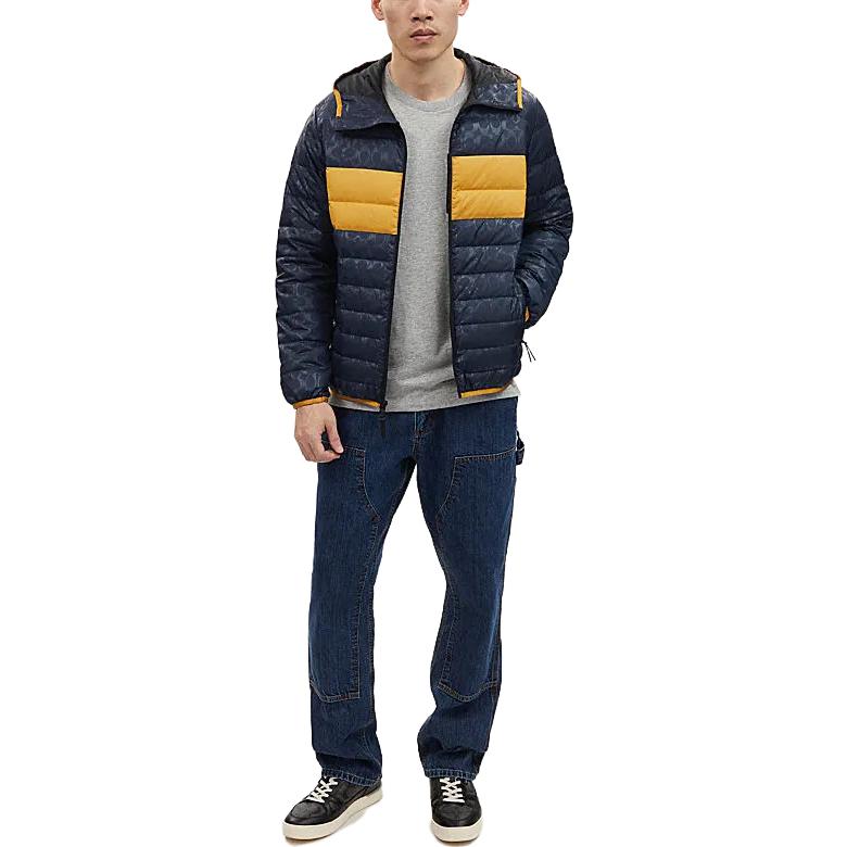 Cheap COACH FW22  Colorblock Logo Puffer Jacket. C5189-SYR