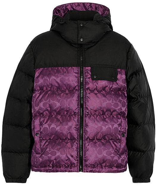 coach-fw-22-colorblock-print-hooded-down-jacket-purple-cf-880-uqe