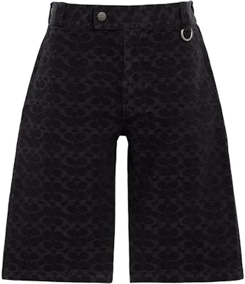 蔻驰 FW22 高腰标志印花休闲短裤 黑色 CG123-V5Z Buy 蔻驰 FW22 高腰标志印花休闲短裤 黑色 CG123-V5Z