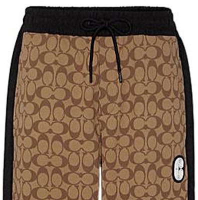 COACH FW22 Celana Sweatpants Katun Logo Print Warna Khaki. C7806-OFZ Shop COACH FW22 Celana Sweatpants Katun Logo Print Warna Khaki. C7806-OFZ