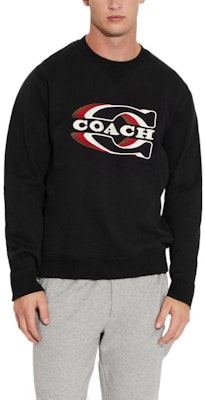 COACH FW22 標誌印花圓領套頭長袖衫 黑色 CE343-BLK Lookbook COACH FW22 標誌印花圓領套頭長袖衫 黑色 CE343-BLK