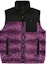 Buy COACH FW22 Purple Logo Print Colorblock Sleeveless Down Vest Casual Jacket CF881-UQE