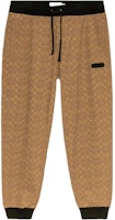 COACH FW22 Solid Color Classic Logo Knit Joggers Brown. CB491-RYU COACH FW22 Solid Color Classic Logo Knit Joggers Brown. CB491-RYU