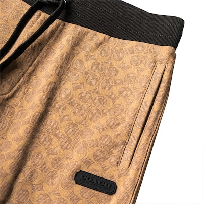 COACH 2022秋冬纯色经典Logo针织长裤棕色款 CB491-RYU Details for COACH 2022秋冬纯色经典Logo针织长裤棕色款 CB491-RYU