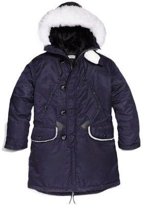 COACH FW22 Solid Color Mid-Length Hooded Down Jacket Navy Blue 59584-M9N Order COACH FW22 Solid Color Mid-Length Hooded Down Jacket Navy Blue 59584-M9N