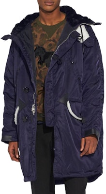 COACH FW22 Solid Color Mid-Length Hooded Down Jacket Navy Blue 59584-M9N Purchase COACH FW22 Solid Color Mid-Length Hooded Down Jacket Navy Blue 59584-M9N