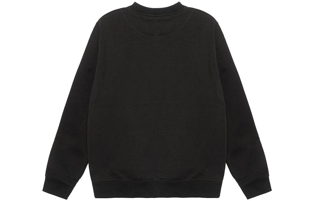 Lookbook Coach 2022秋冬黑色字母印花套頭圓領衫 CB494-R38