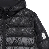 Purchase COACH FW22 男士黑色連帽印花拉鍊羽絨外套. C5189-BLK