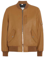 COACH FW22 Brown Patchwork Zip Baseball Collar Jacket CB809-CAM COACH FW22 Brown Patchwork Zip Baseball Collar Jacket CB809-CAM