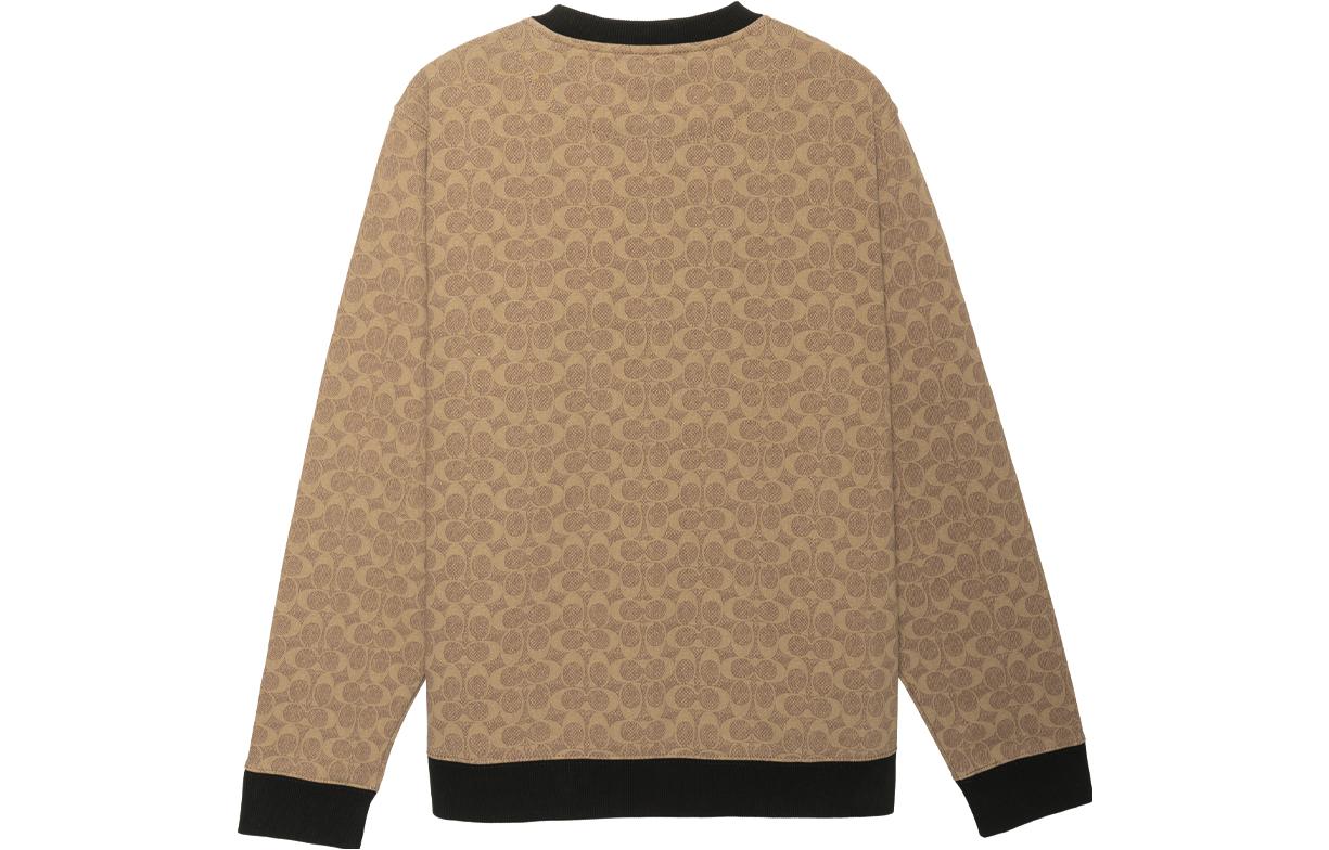 Lookbook Coach FW22 經典標誌圓領長袖上衣 棕色 CB490-RYU