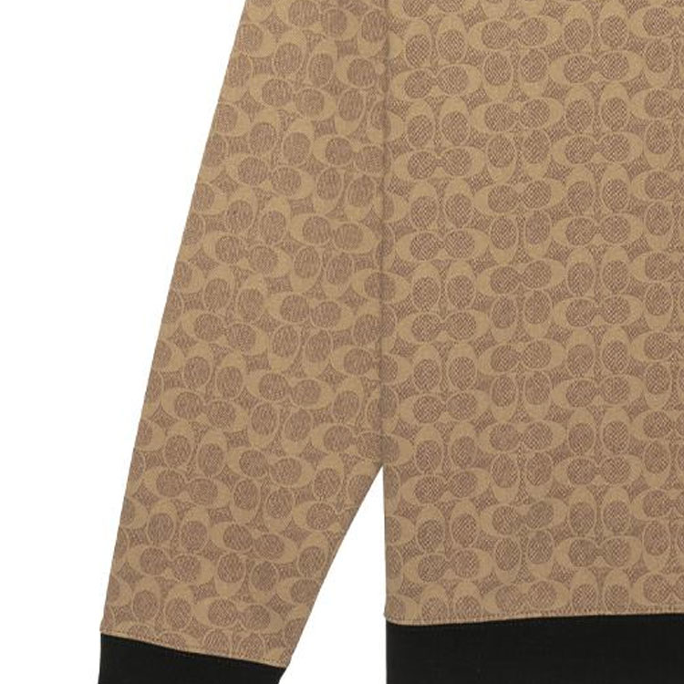 Sizing Coach FW22 經典標誌圓領長袖上衣 棕色 CB490-RYU