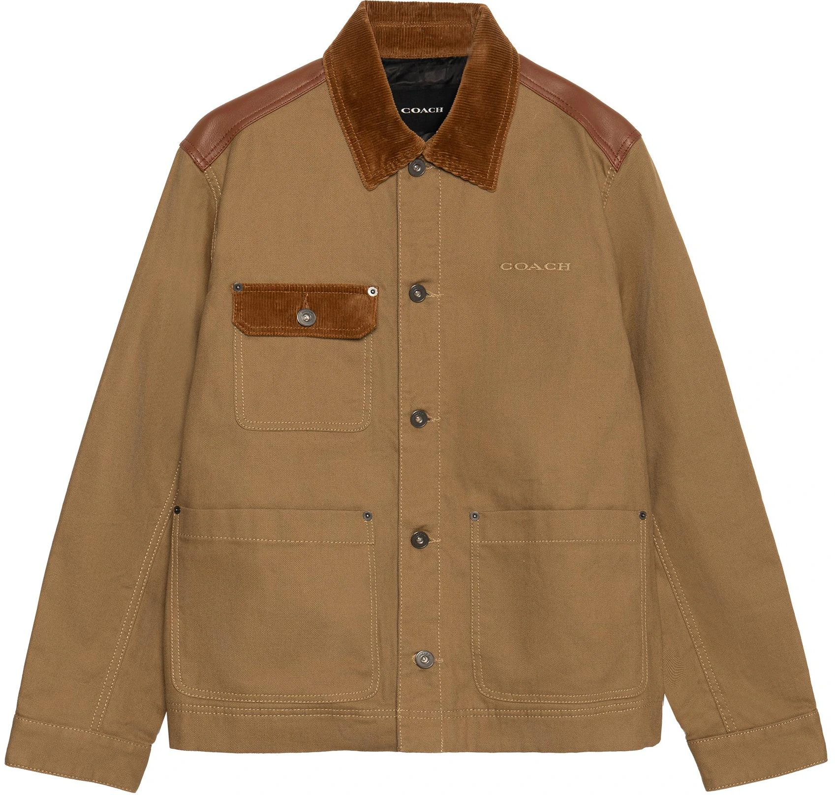 coach-fw-22-color-block-logo-embroidered-single-breasted-jacket-khaki-men-c7815-kha