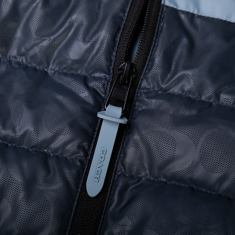 Purchase COACH FW22 カラーブロック ロゴプリント ベスト カジュアル ブルー C7799-TQ6