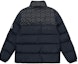 Lookbook COACH FW22 Colorblock Logo Quilted Down Jacket Navy Blue - CE333-V0U