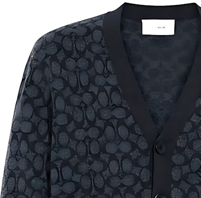 蔻驰2022秋冬男士灰色V领纽扣长袖针织开衫 CE934-S8N Details for 蔻驰2022秋冬男士灰色V领纽扣长袖针织开衫 CE934-S8N