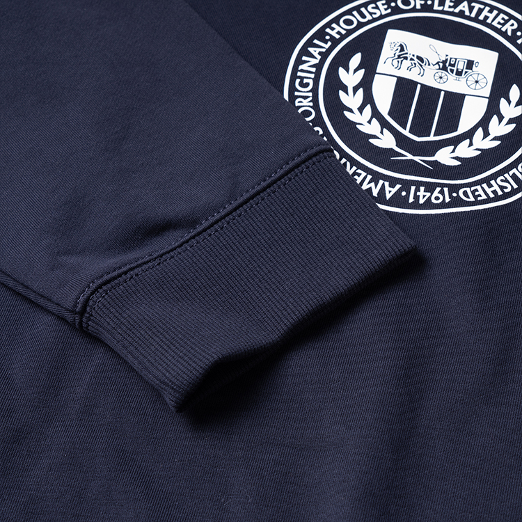 Coach FW22 Navy Blue Logo Print Pullover Sweatshirt CB671-DWP 圖 5