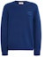 Buy COACH FW22 Solid Logo Crewneck Long Sleeve Casual Sweater Men’s Blue CE344-DEN