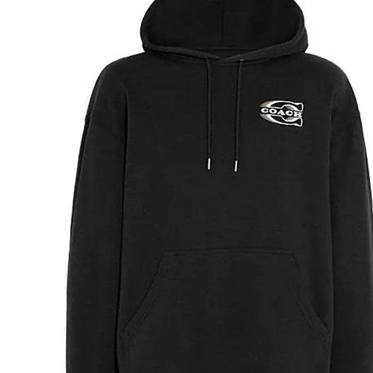 Purchase COACH FW23 Hoodie Hitam dengan Cetak Logo. CE334-R38
