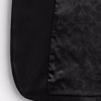 Shop COACH FW23 Black Leather Jacket with Single-Breasted Design. CQ220-BLK