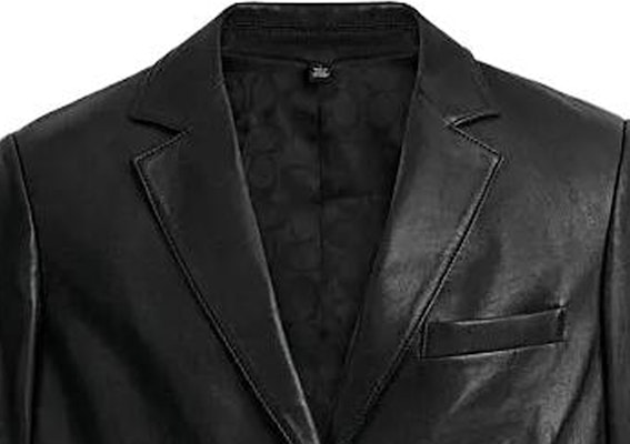 코치 FW23 블랙 싱글 브레스트 가죽 자켓. CQ220-BLK Purchase 코치 FW23 블랙 싱글 브레스트 가죽 자켓. CQ220-BLK