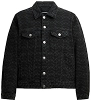 COACH FW23 Black Monogram Single-Breasted Casual Jacket. CL362-OY2 COACH FW23 Black Monogram Single-Breasted Casual Jacket. CL362-OY2