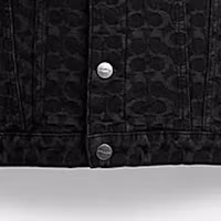 Purchase COACH FW23 黑色滿版印花單排扣休閒外套. CL362-OY2