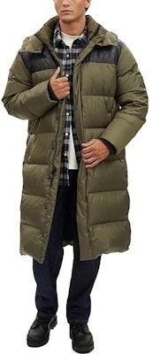 コーチ FW23 パッチワーク ロゴプリント フード付き ダウンジャケット. CK519-OLV Lookbook コーチ FW23 パッチワーク ロゴプリント フード付き ダウンジャケット. CK519-OLV