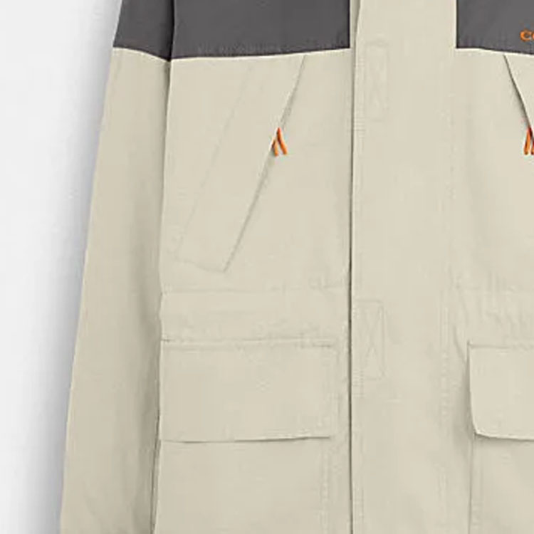 Shop 蔻驰 FW23 男士拼色标志印花休闲机车夹克. CK522-W2I