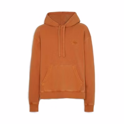 COACH FW23 Solid Color Hoodie Long-Sleeve Pullover. CF811-VC4