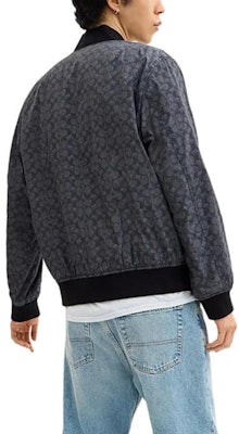 COACH FW24 深灰色針織雙面肋條外套 CT734-TQE Details for COACH FW24 深灰色針織雙面肋條外套 CT734-TQE