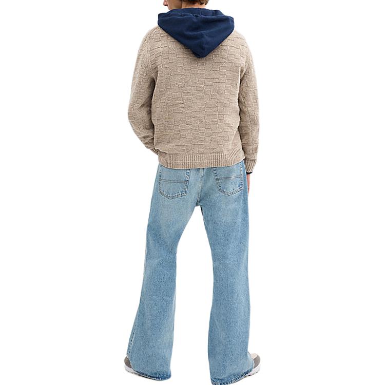 Shop COACH FW24  Letter Embroidery Crewneck Pullover Sweater Beige. CT065-OTM