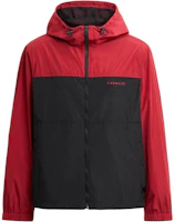 COACH FW24 Black Red Outdoor Zip-Up Hoodie Jacket with Pockets CY208-RD-BK COACH FW24 Black Red Outdoor Zip-Up Hoodie Jacket with Pockets CY208-RD-BK