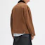 Shop COACH FW24 Brown Letter Logo Embroidered Zip Casual Jacket for Men. CT049-BRN