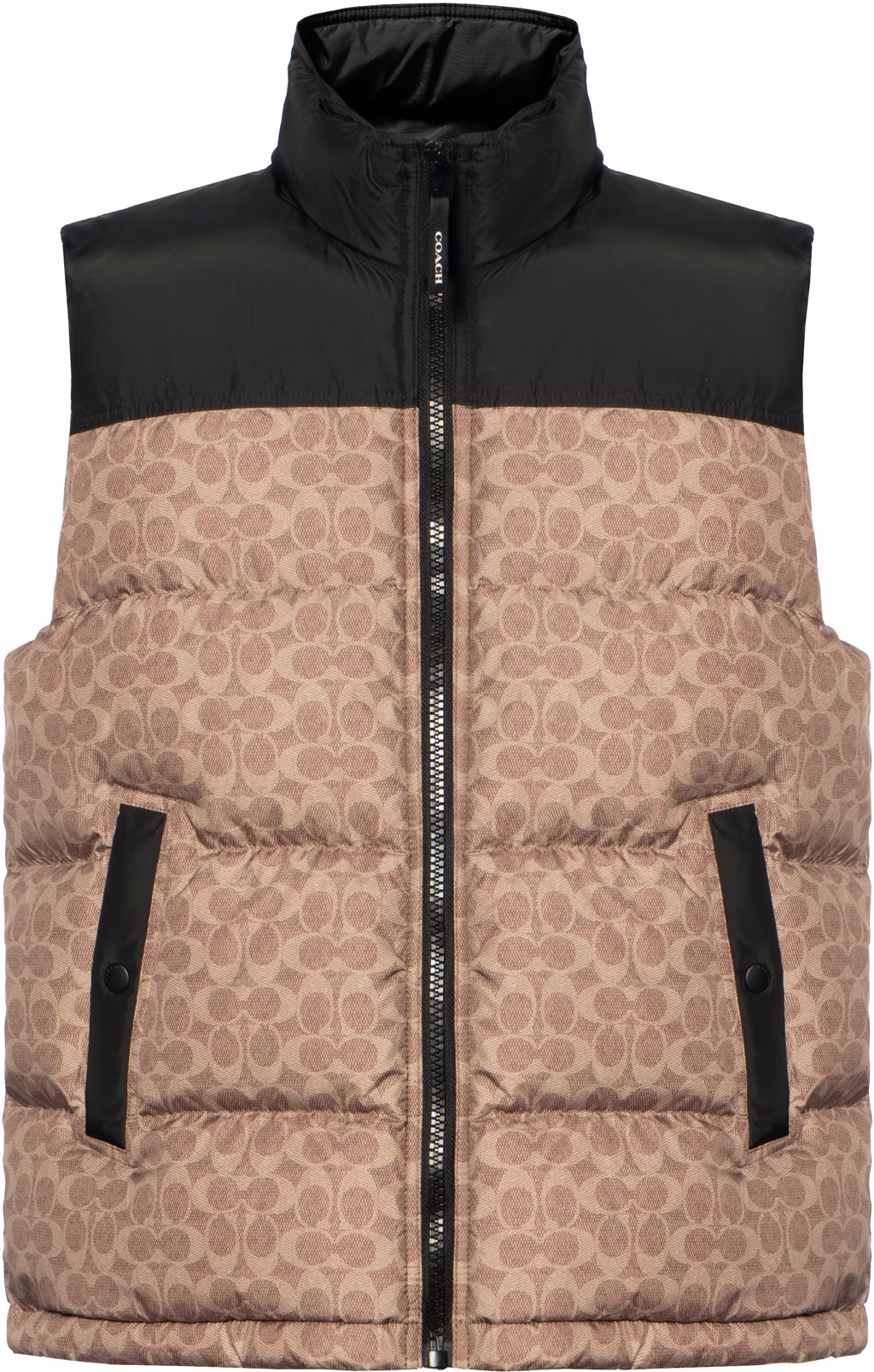 coach-fw-24-colorblock-printed-zip-up-vest-brown-yellow-cu-801-ryu