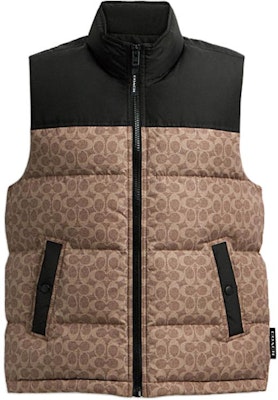 COACH FW24 Jaket Zip-Up Berblok Warna Coklat/Kuning CU801-RYU Order COACH FW24 Jaket Zip-Up Berblok Warna Coklat/Kuning CU801-RYU