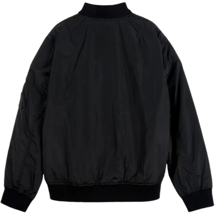 COACH FW24 Reversible Baseball Collar Zip-Up Jacket  Black CT734-UWF 圖 3