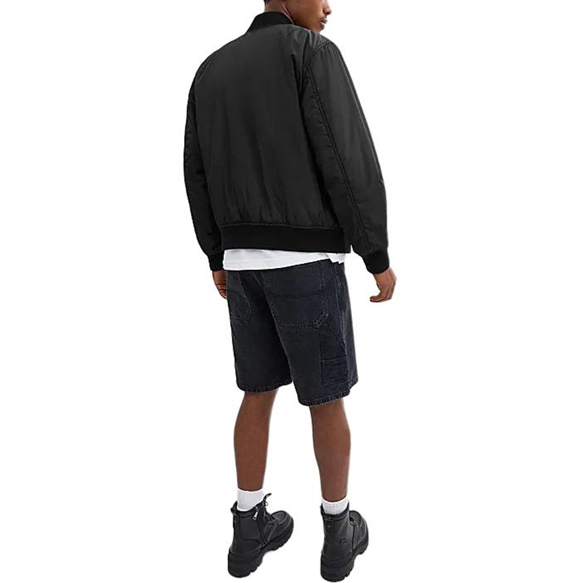 COACH FW24 Reversible Baseball Collar Zip-Up Jacket  Black CT734-UWF 圖 5