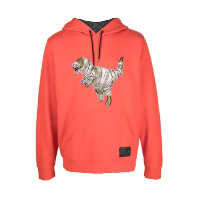 COACH Graphic Print Pullover Sweatshirt Orange C6713RED