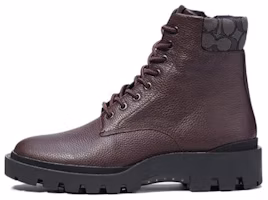 Coach High-Top Leather Boots 'Reddish Brown' C7077_OXB Coach High-Top Leather Boots 'Reddish Brown' C7077_OXB