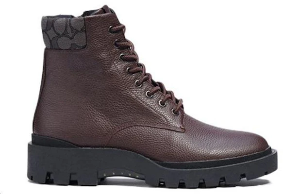 Coach High-Top Lederstiefel ''Rotbraun'' C7077_OXB Order Coach High-Top Lederstiefel ''Rotbraun'' C7077_OXB