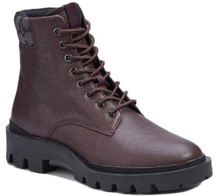 Coach High-Top Lederstiefel ''Rotbraun'' C7077_OXB Lookbook Coach High-Top Lederstiefel ''Rotbraun'' C7077_OXB
