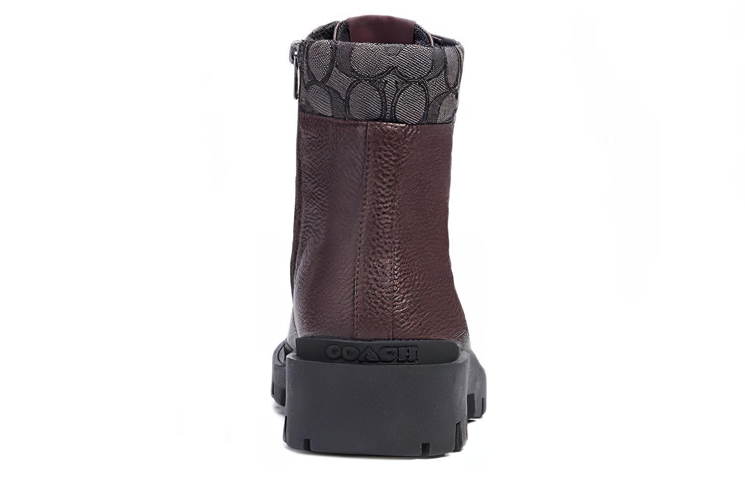 Purchase Coach High-Top Lederstiefel ''Rotbraun'' C7077_OXB