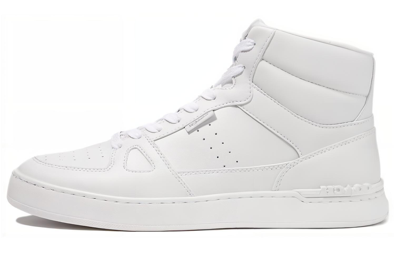 Coach High-Top Leather Sneaker 'White Comfort Casual' CC737_0PI