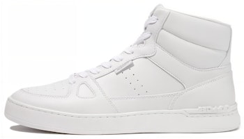 Coach High-Top Leather Sneaker 'White Comfort Casual' CC737_0PI Coach High-Top Leather Sneaker 'White Comfort Casual' CC737_0PI