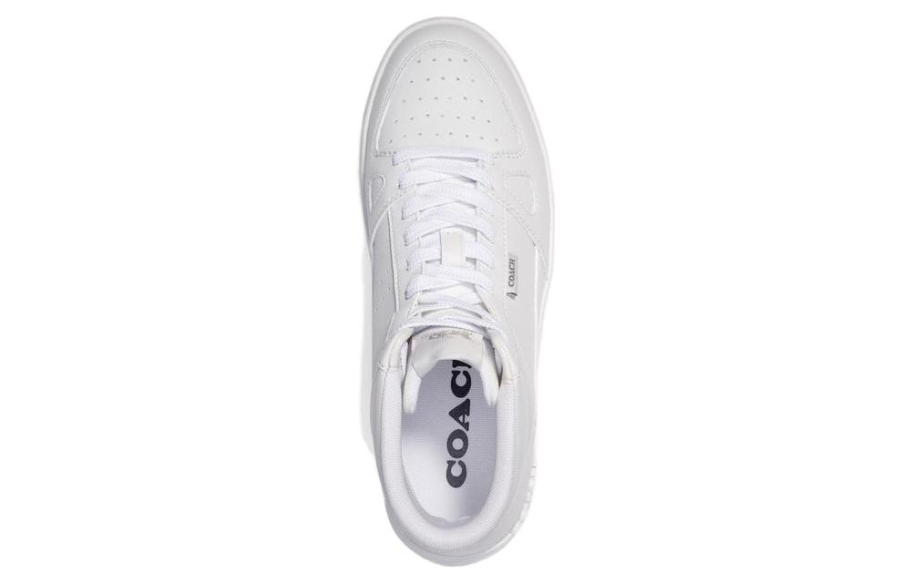 Lookbook Coach Hoge Leren Sneakers ''Wit Comfort Casual'' CC737_0PI