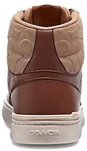 コーチ ハイカットレザースニーカー (ブラウン) CN323_TAU Shop コーチ ハイカットレザースニーカー (ブラウン) CN323_TAU