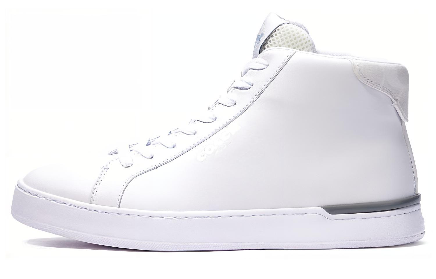 Coach High-Top Skate Sneaker 'White Slip-Resistant'