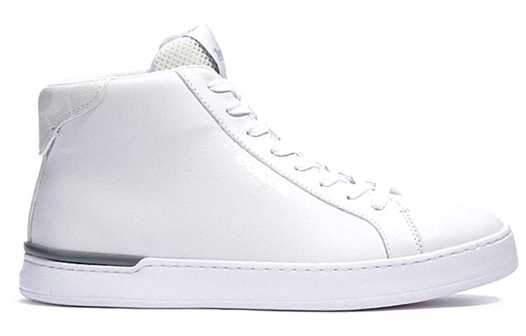 Coach High-Top Skate Sneaker 'White Slip-Resistant' 圖 2