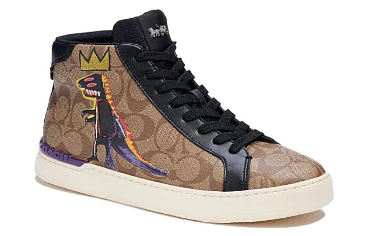 Coach High-Top Sneaker 'Black Leather' 圖 2