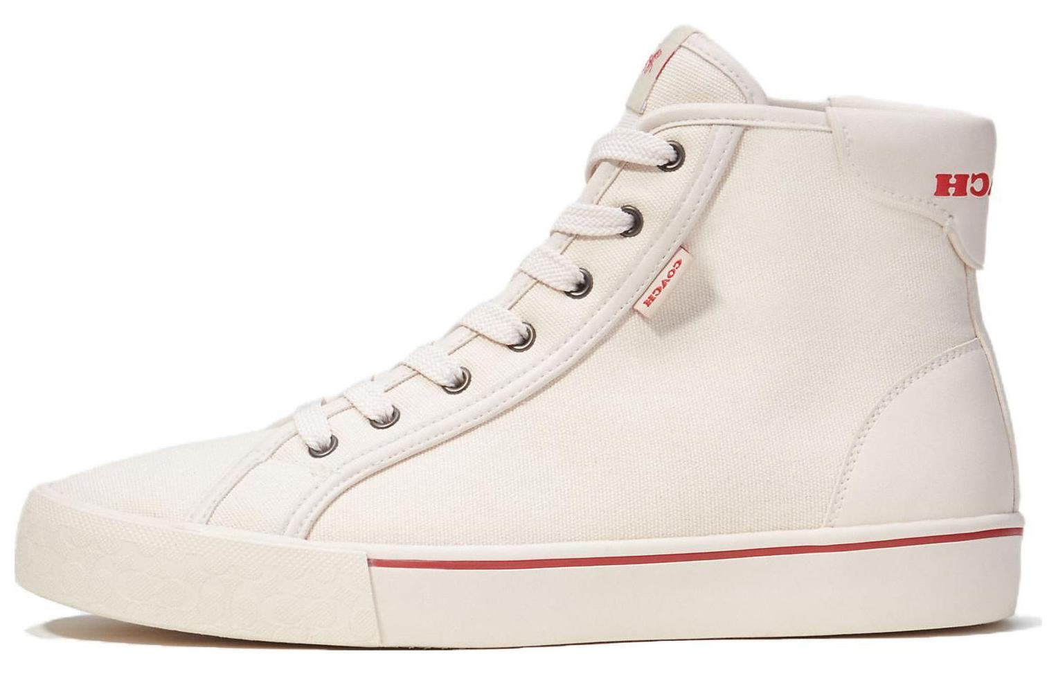 Coach High-Top Sneaker 'Fashion Minimalist Beige' CF138-QS5